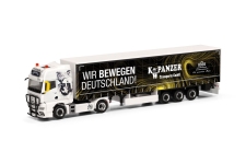 Herpa 318402 - H0 - MAN TGX GX Gardinenplanen-Sattelzug K.W. Panzer